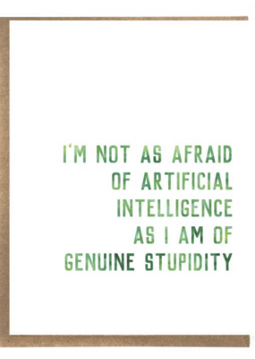 A Zillion Dollars Artifical Intelligence Card