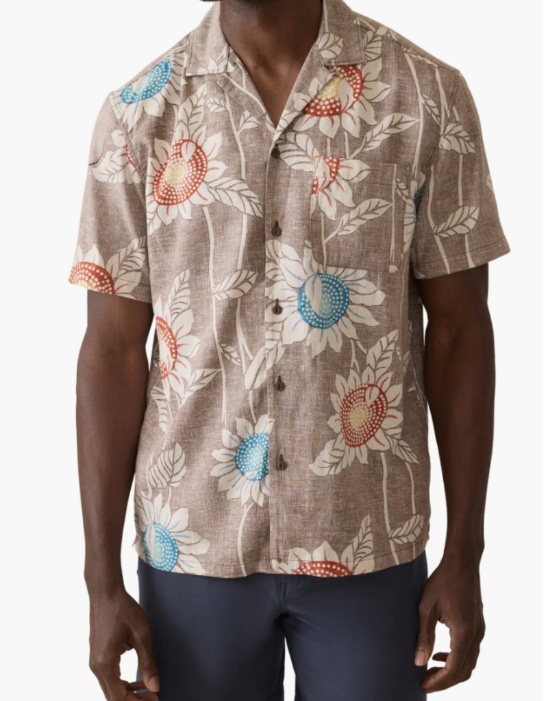 Faherty SS Breeze Camp Shirt