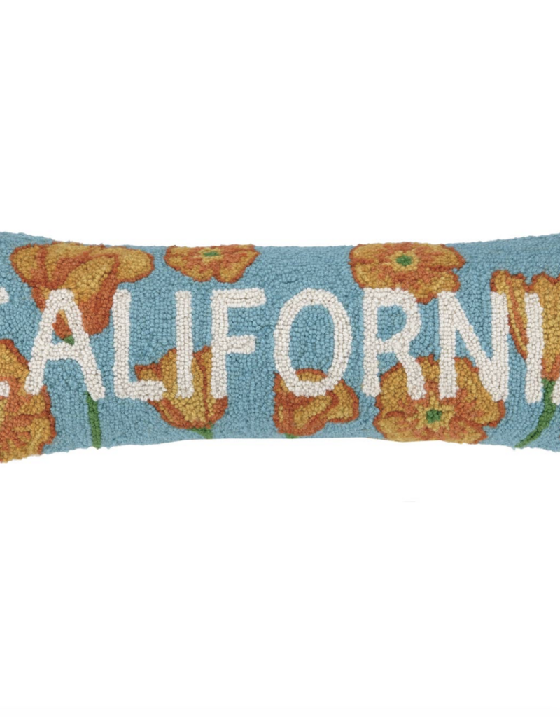 Peking Handicraft California Poppy Hook Pillow