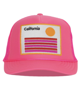 Friday Feelin' California Stripes Trucker Hat