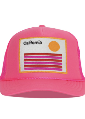 Friday Feelin' California Stripes Trucker Hat