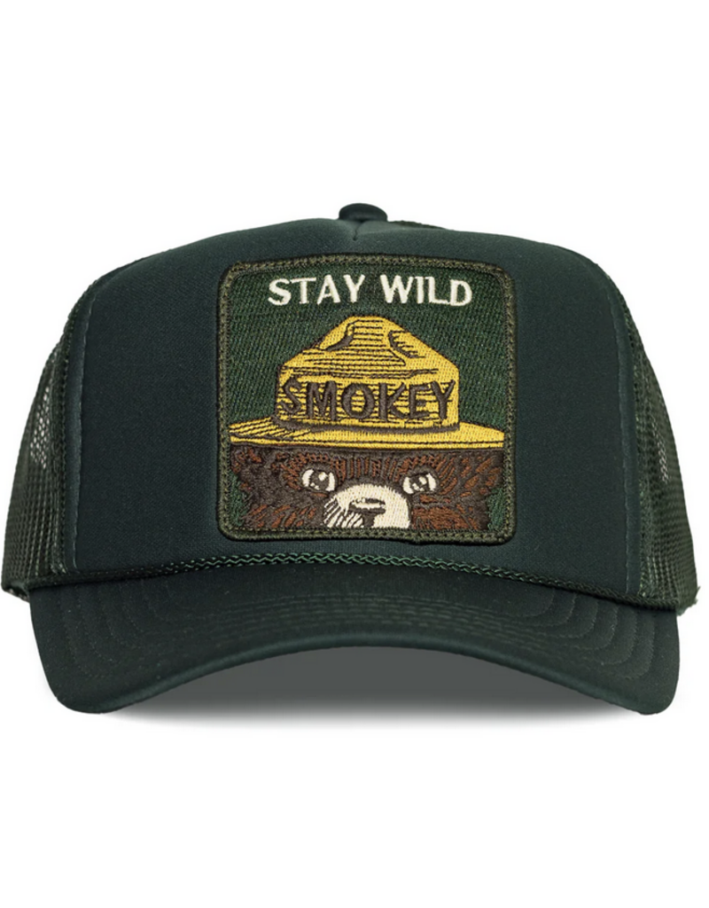 Friday Feelin' Stay Wild Emerald Trucker Hat