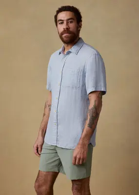 Faherty SS Palma Linen Shirt