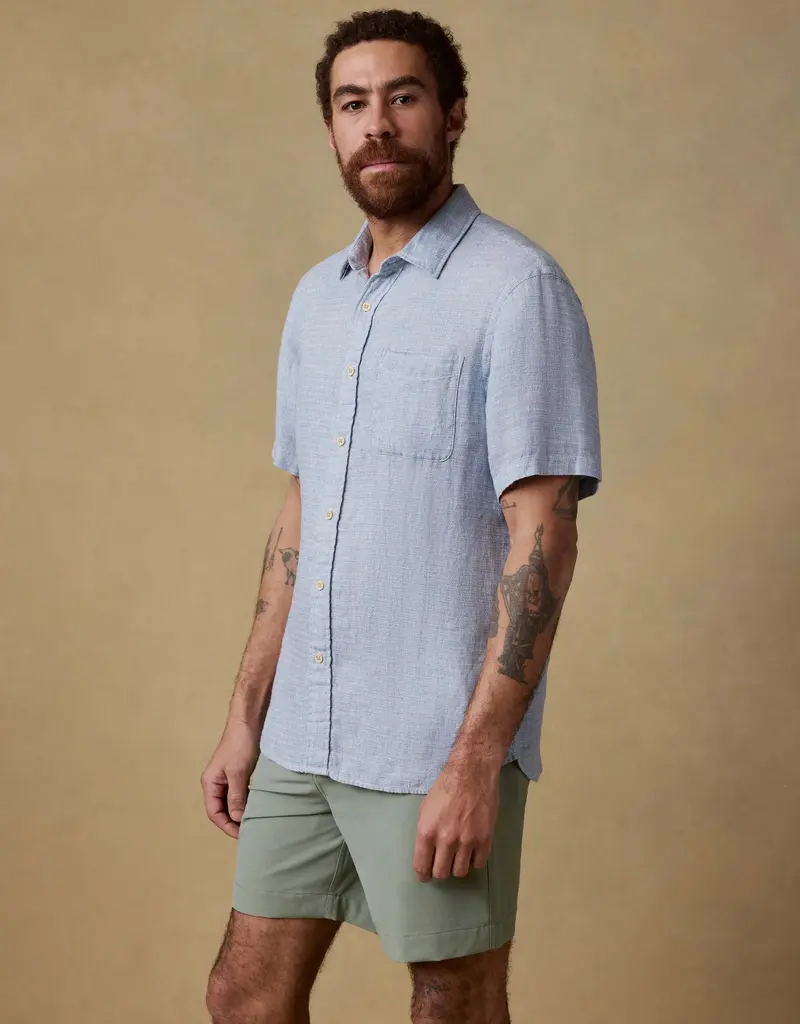 Faherty SS Palma Linen Shirt