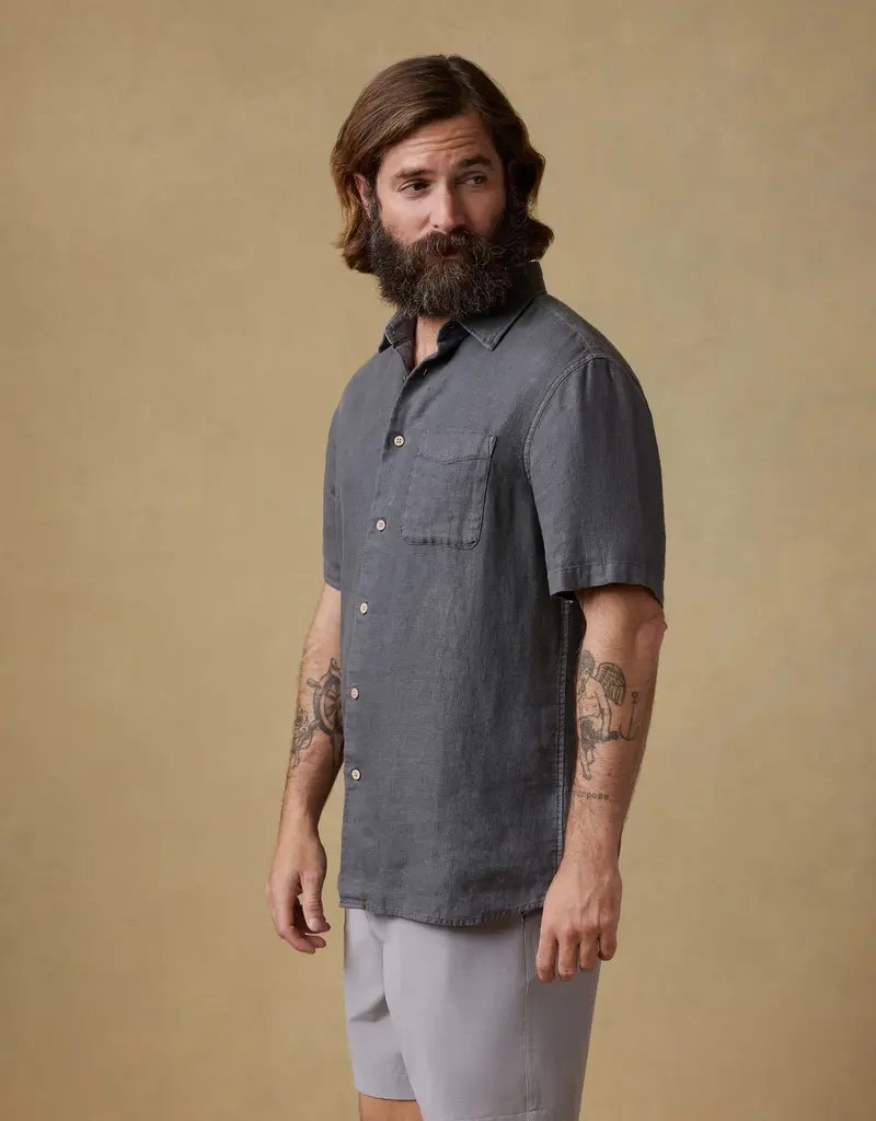 Faherty SS Palma Linen Shirt