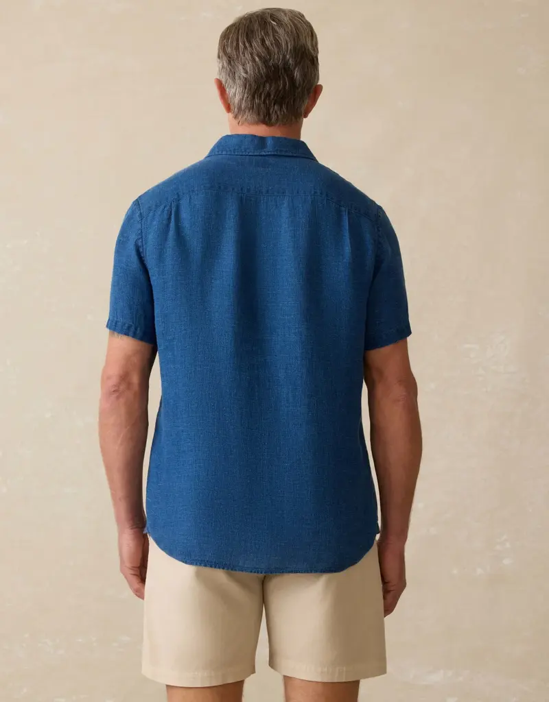 Faherty SS Palma Linen Shirt