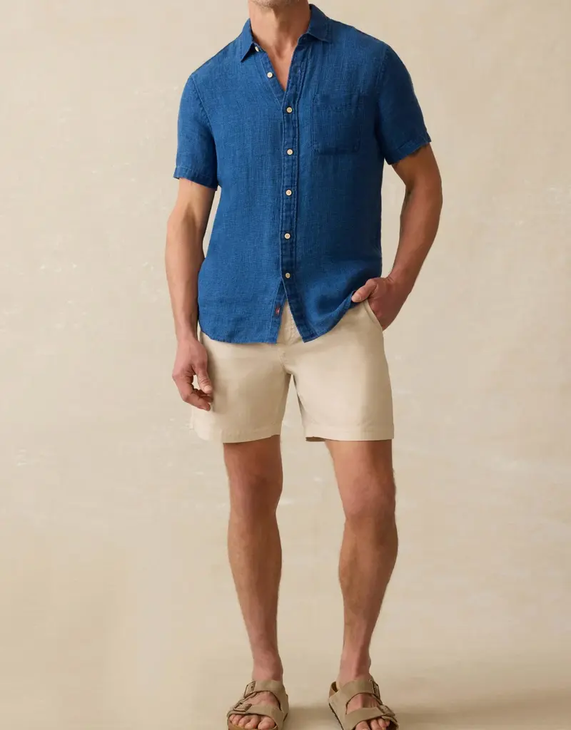 Faherty SS Palma Linen Shirt