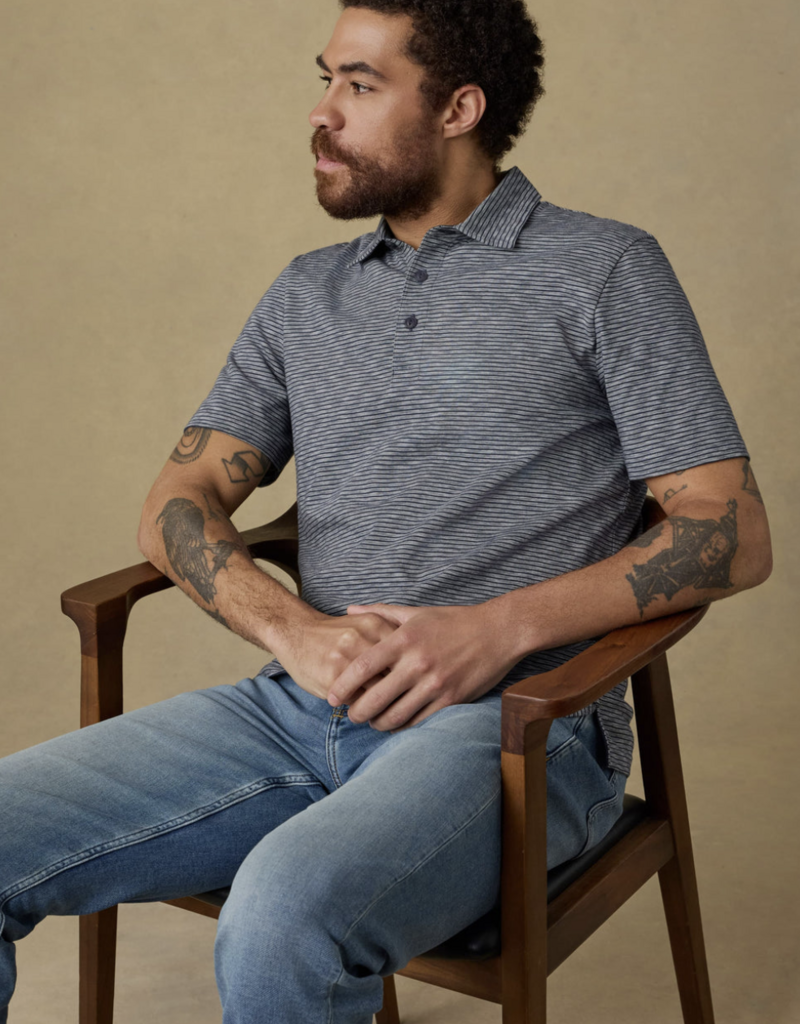 Faherty Sunwashed TShirt Polo