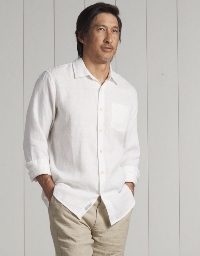 Grayers Nantucket Yarn Dyed Linen Shirt