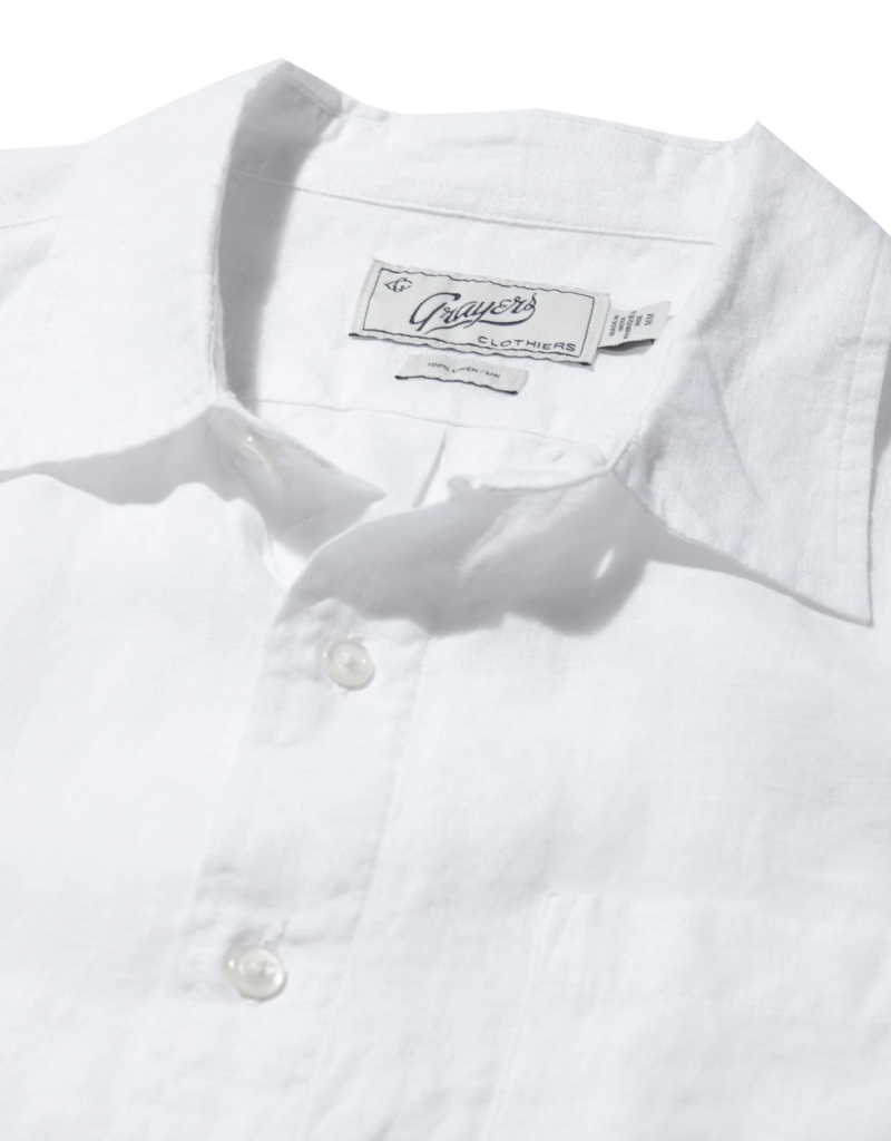 Grayers Nantucket Yarn Dyed Linen Shirt