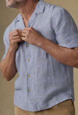 Faherty SS Laguna Linen Camp Shirt