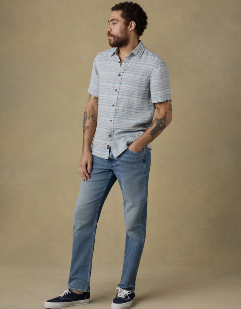 Faherty SS Palma Linen Shirt