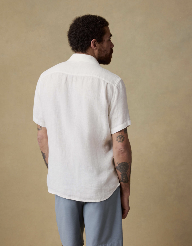 Faherty SS Palma Linen Shirt