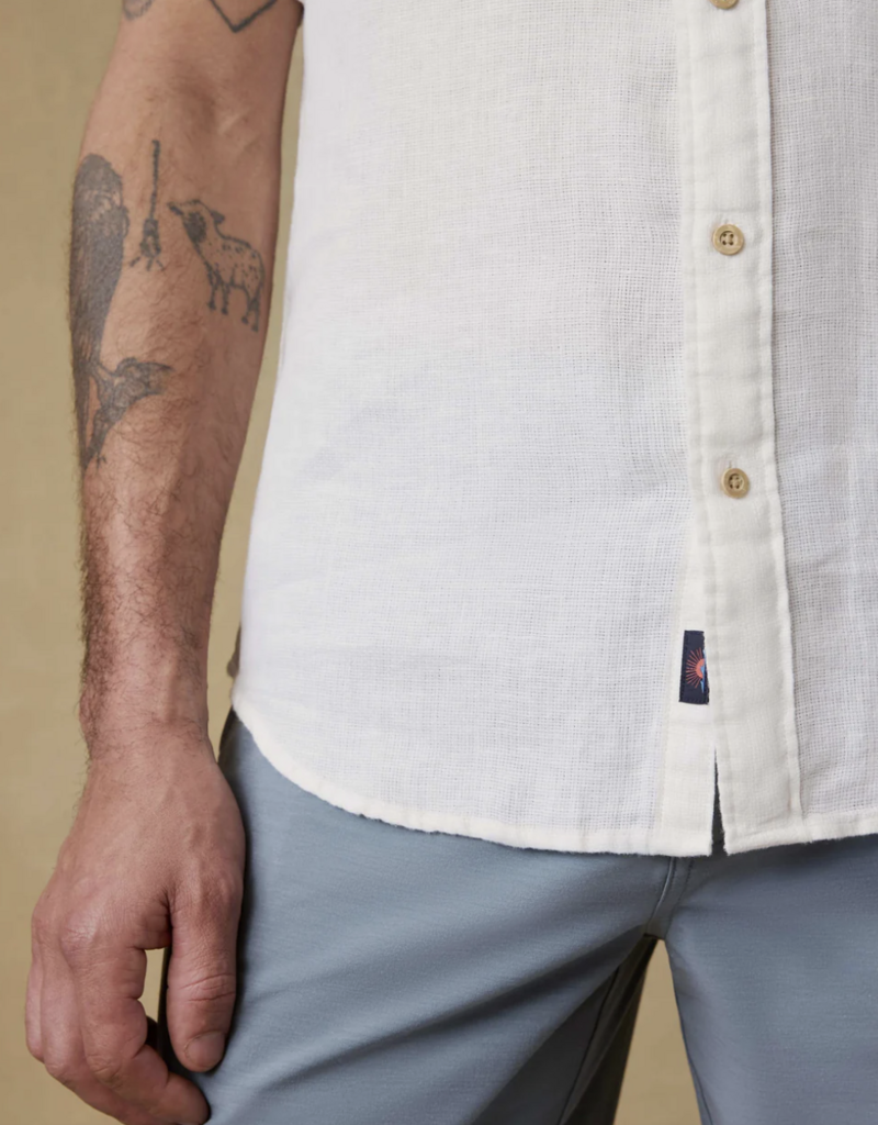 Faherty SS Palma Linen Shirt