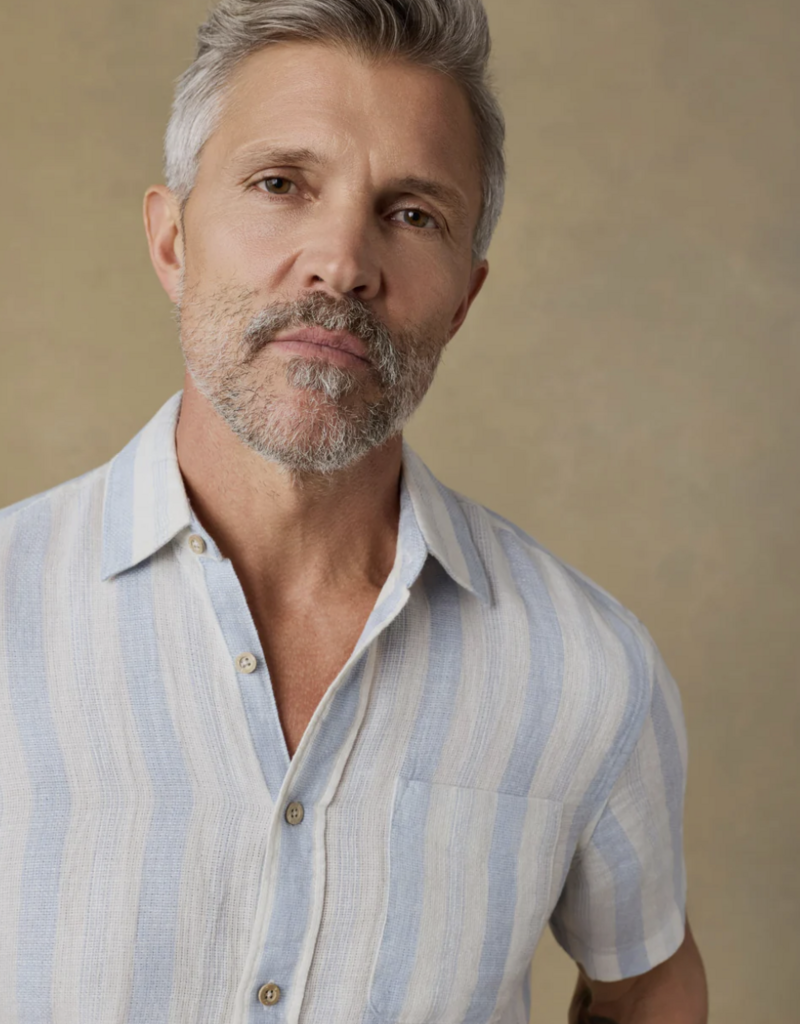 Faherty SS Palma Linen Shirt