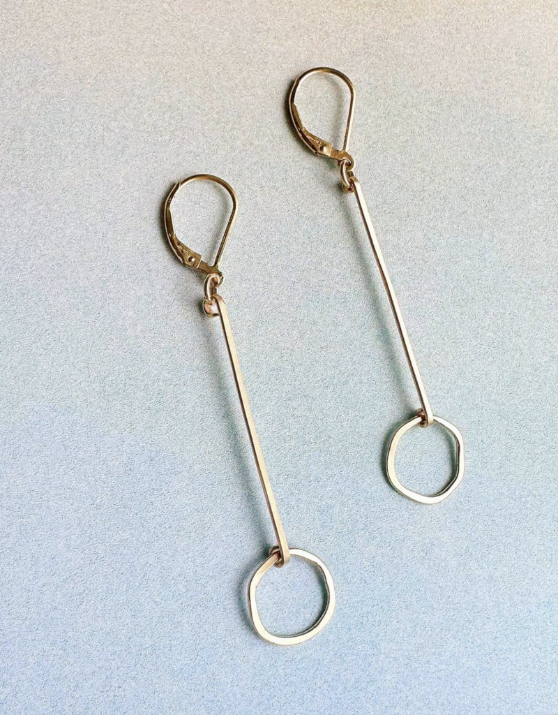 Freshie & Zero Modo Earrings GF (Circle/Line)