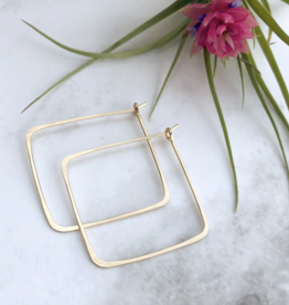 Freshie & Zero Minimal Hoop Large Square GF