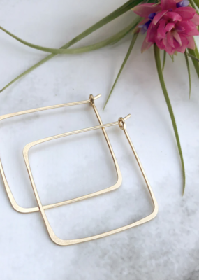 Freshie & Zero Minimal Hoop Large Square GF