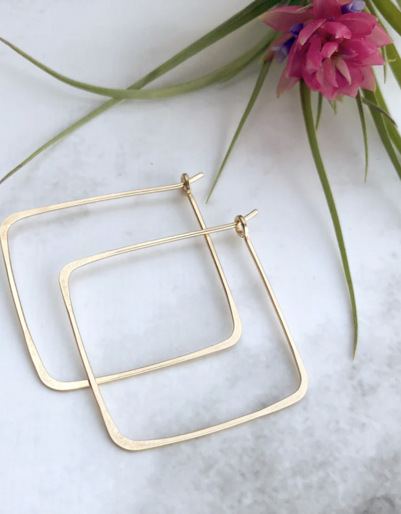 Freshie & Zero Minimal Hoop Large Square GF