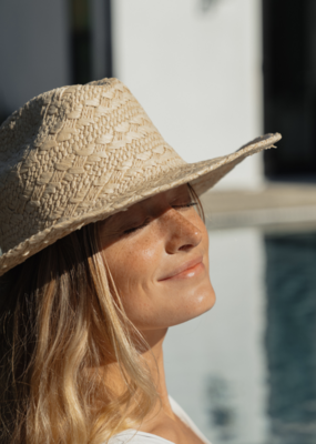 Local Beach Dune Cowboy Sun Hat Beige