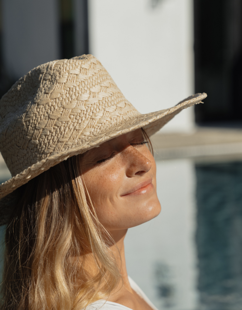Local Beach Dune Cowboy Sun Hat Beige