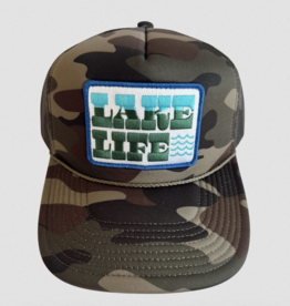 Local Beach Lake Life Trucker Hat Camo
