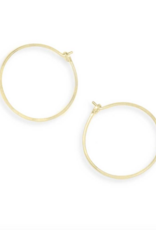 Freshie & Zero Small Minimal Hoop GF