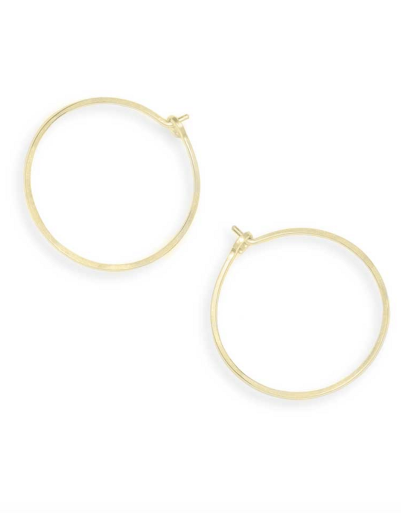 Freshie & Zero Small Minimal Hoop GF