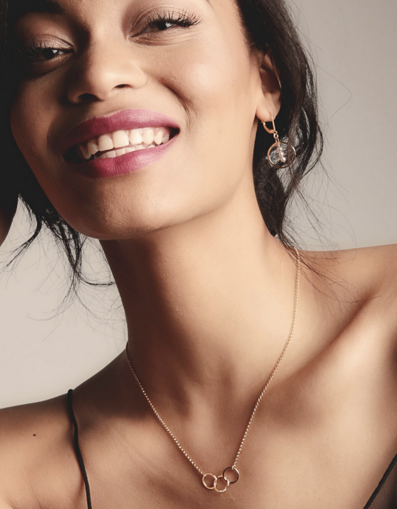 Freshie & Zero Cartwheel Necklace GF