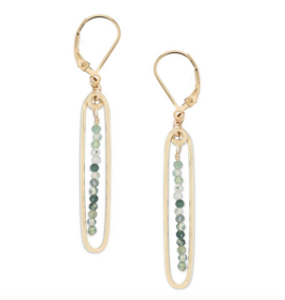 Freshie & Zero Lyric Drop Earrings GF