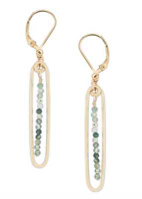Freshie & Zero Lyric Drop Earrings GF