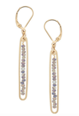 Freshie & Zero Lyric Drop Earrings GF