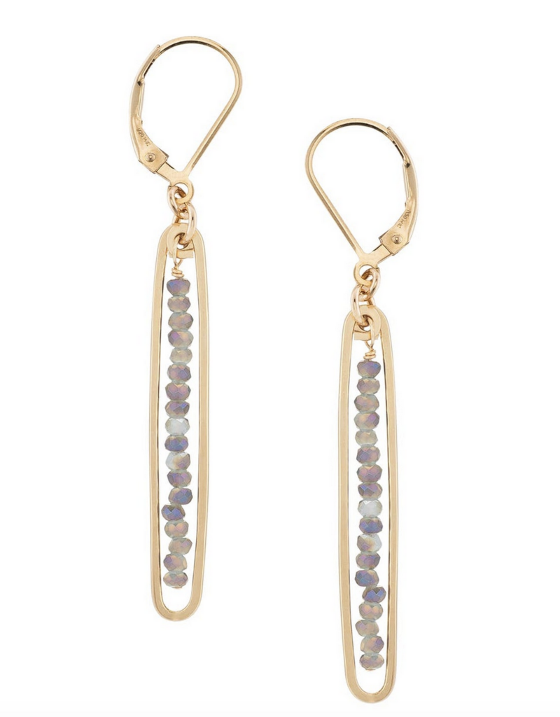 Freshie & Zero Lyric Drop Earrings GF