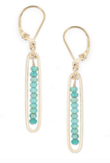 Freshie & Zero Lyric Drop Earrings GF