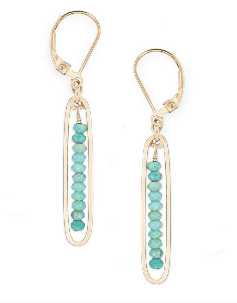 Freshie & Zero Lyric Drop Earrings GF