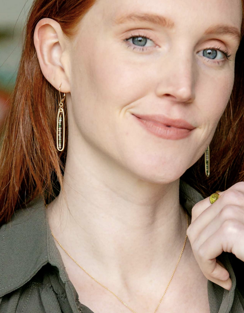 Freshie & Zero Lyric Drop Earrings GF