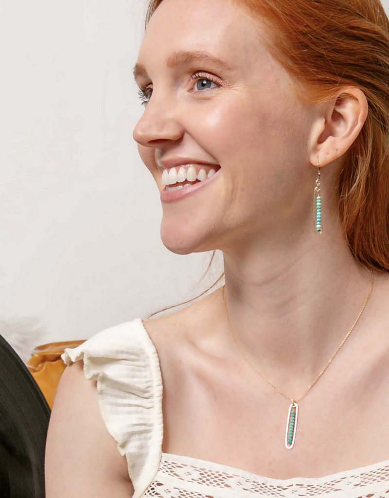 Freshie & Zero Lyric Drop Earrings GF