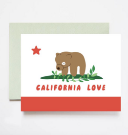 ILOOTPAPERIE California Love Flag Card