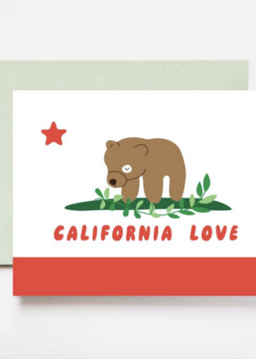 ILOOTPAPERIE California Love Flag Card