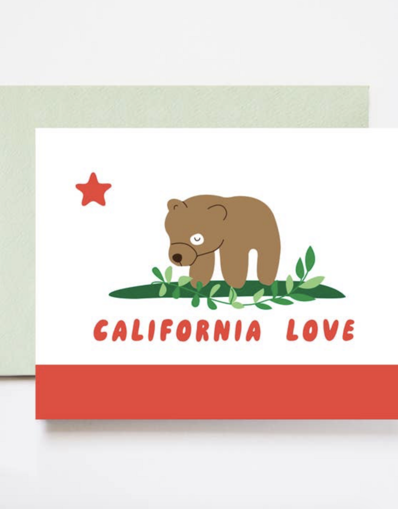 ILOOTPAPERIE California Love Flag Card