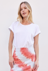 Sundry Clothing Roll Sleeve Top