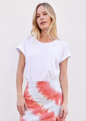Sundry Clothing Roll Sleeve Top