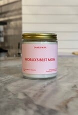 James Wax World's Best Mom Candle