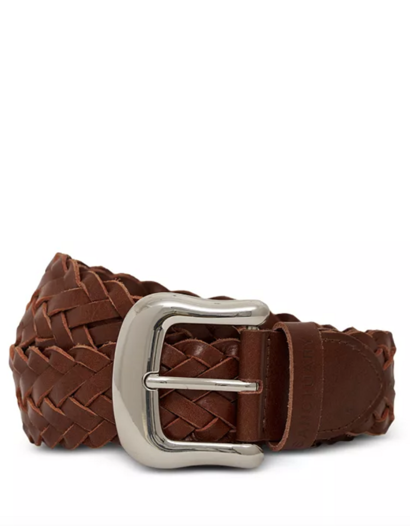 Sanctuary Braided Leather Pulse Belt