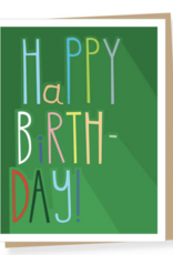 Apartment 2 Cards Colorful Type Birthday Card