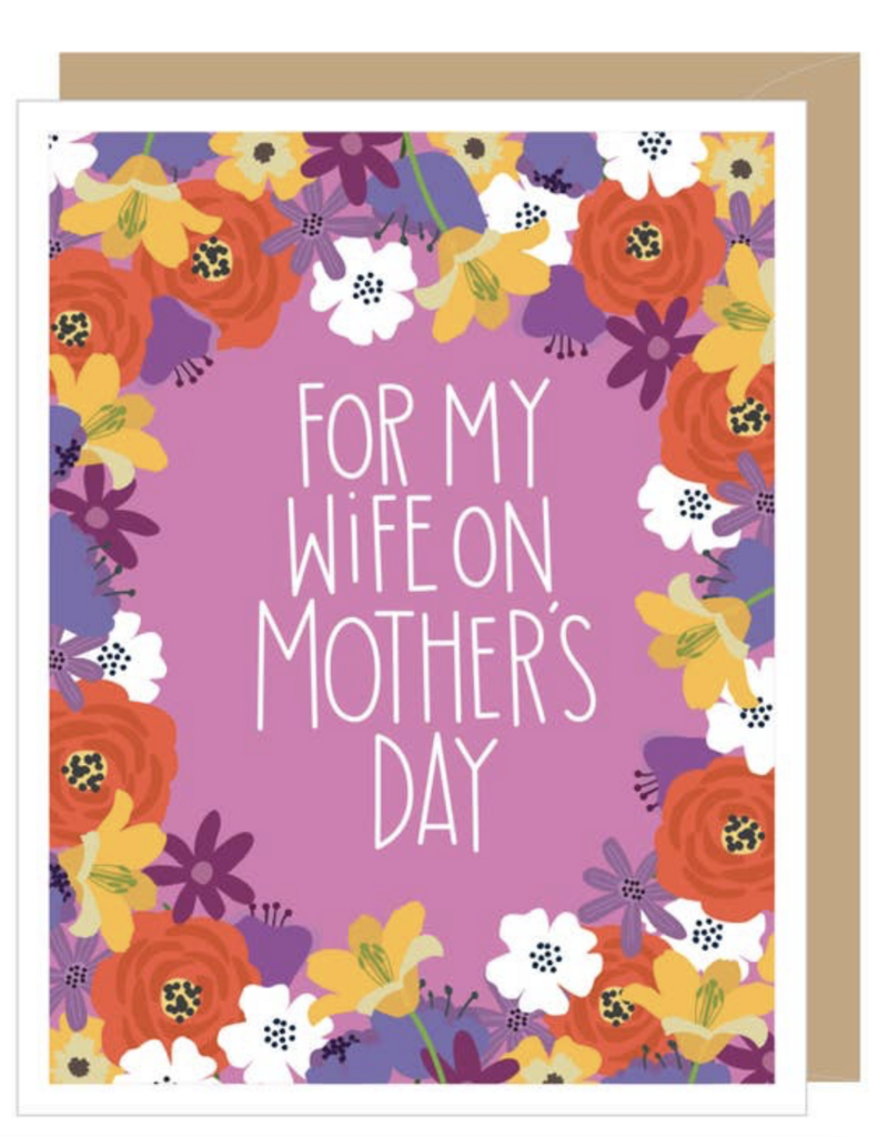 Apartment 2 Cards Floral Wife Mother's Day Card