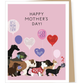 Apartment 2 Cards Dogwalk Mom Mother's Day Card