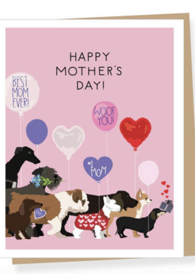 Apartment 2 Cards Dogwalk Mom Mother's Day Card
