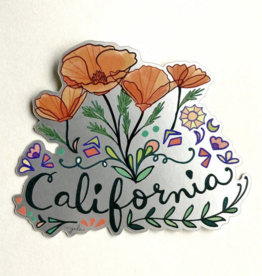 Cynla California Flower Sticker