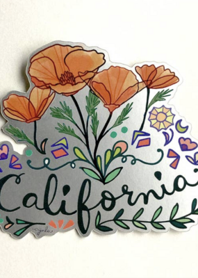 Cynla California Flower Sticker